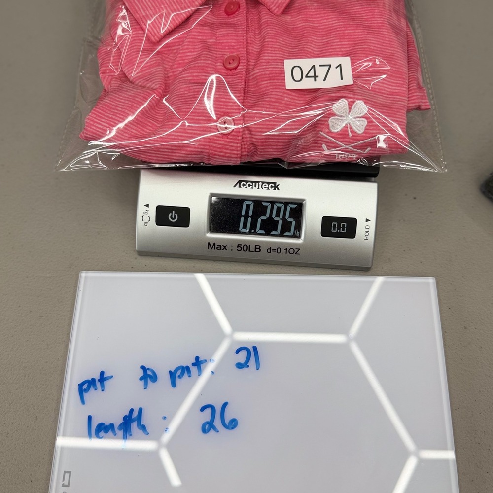 Vineyard Vines Performance Womens Medium Coral Pink Sleeveless Golf Polo Shirt - Picture 13 of 13